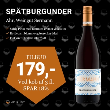 2024 Spätburgunder Trocken, Weingut Sermann, Ahr, Tyskland